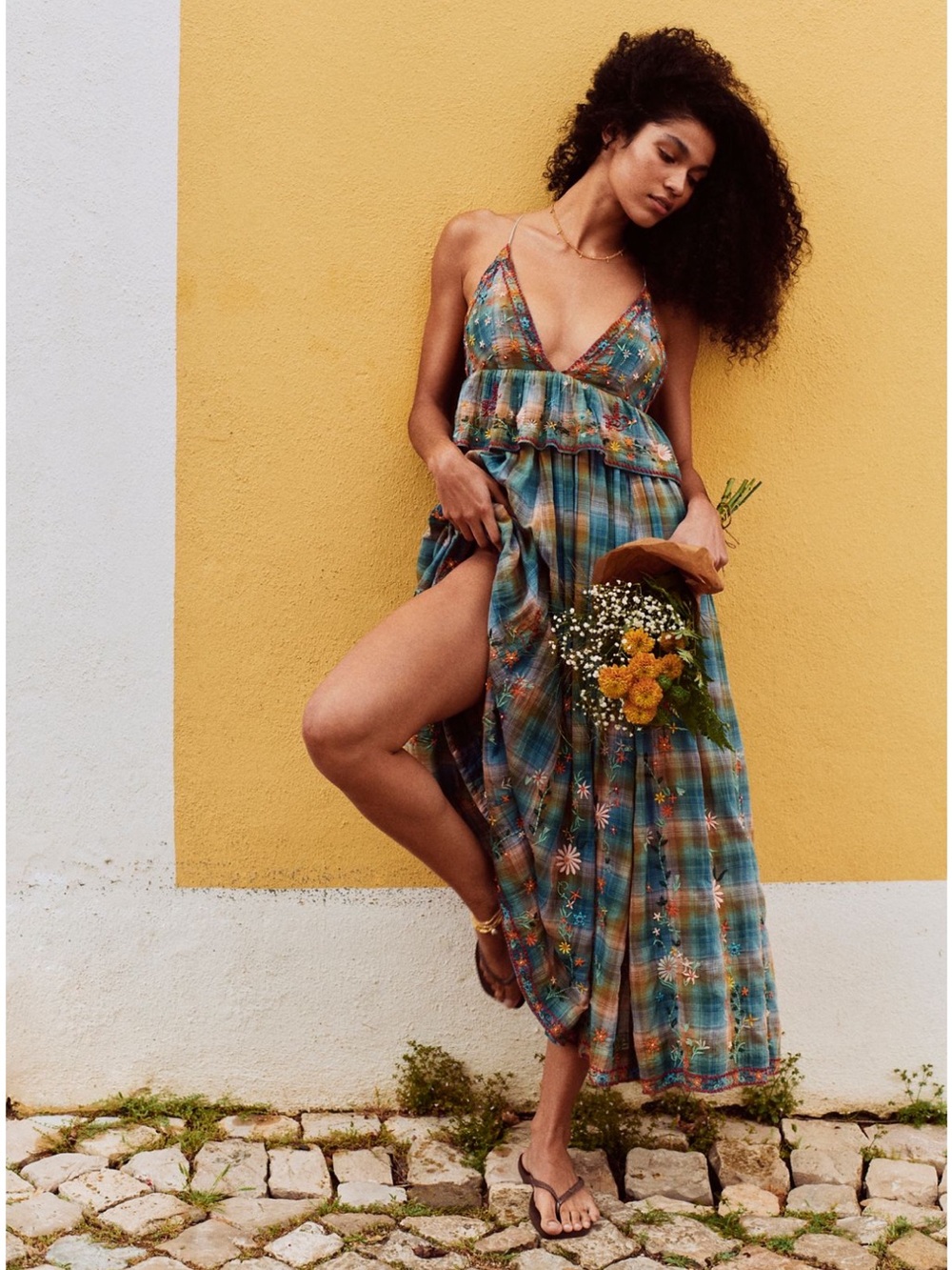 SONGS OF SUMMER MAXI DRESS OCEAN COMBO